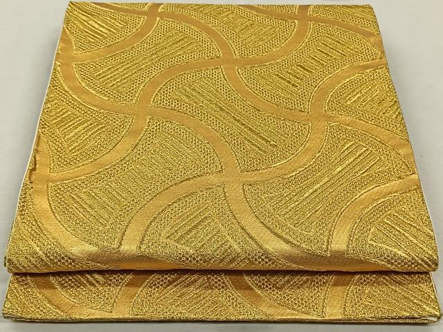 Rakuten - 平和屋着物◎六通柄袋帯　吉祥文　金糸　正絹　逸品　CAAL6616qv