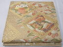 平和屋着物■六通柄 本袋帯 向かい鳥菱松竹梅 金銀糸 逸品 CAAF8671th