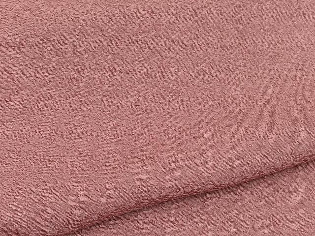 平和屋着物■上質な色無地　真赭色　正絹　逸品　BAAW7553hv