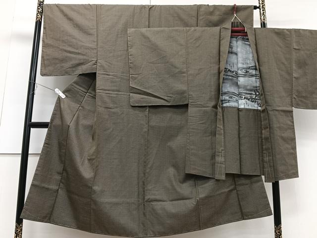 平和屋着物■男性　本場大島紬　アンサンブル　100亀甲　総詰め　正絹　逸品　CABC7591xe