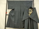 平和屋着物■男性 本場大島紬 アンサンブル 亀甲文 正絹 逸品 AAAU6023fw
