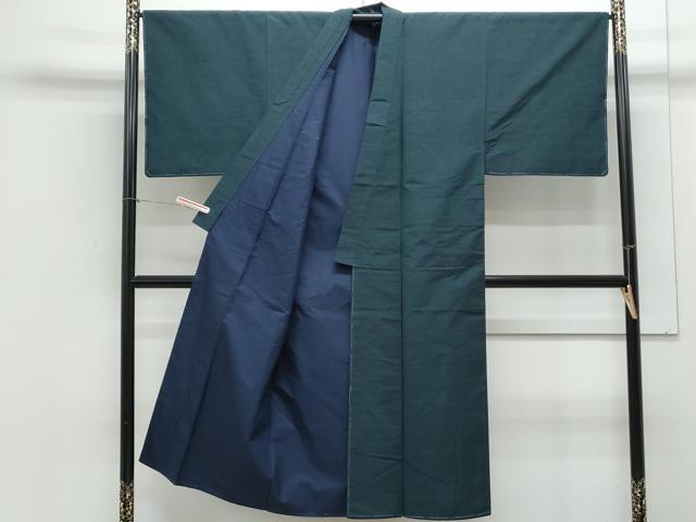 平和屋着物●男性　紬　髭紬羽織セット　霞文　正絹　逸品　CAAY9512th