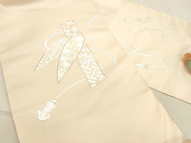 ■■■　サイズ　■■■ 幅 　約34.5cm ■■■　商品詳細　■■■ 【正絹・未使用】 状態は接写画像のように表地所々・裏面所々に薄い汚れがございます。 大変上質な逸品になります。 お安く出品致しますので、是非この機会にいかがでしょうか？...