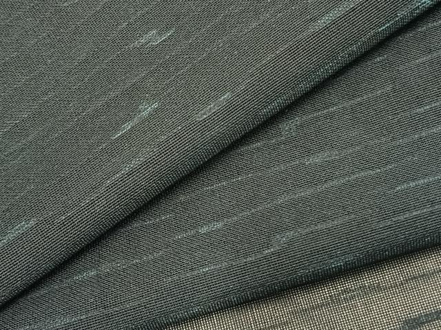 平和屋着物＊夏物 小紋 紗 横縞 正絹 逸品 AAAX5227fy