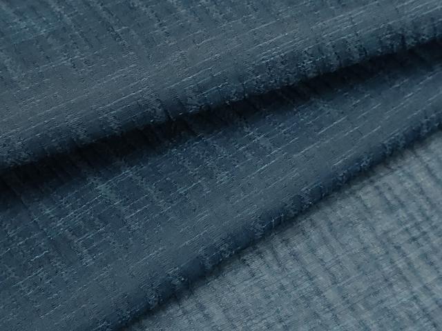 平和屋着物＊夏物　男性　小紋　紗　霞文　洗える着物　AABA5701sx