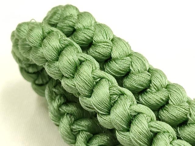 平和屋着物●和装小物　振袖用帯締め・帯揚げセット　柄絞り　花柄　菊　逸品　未使...