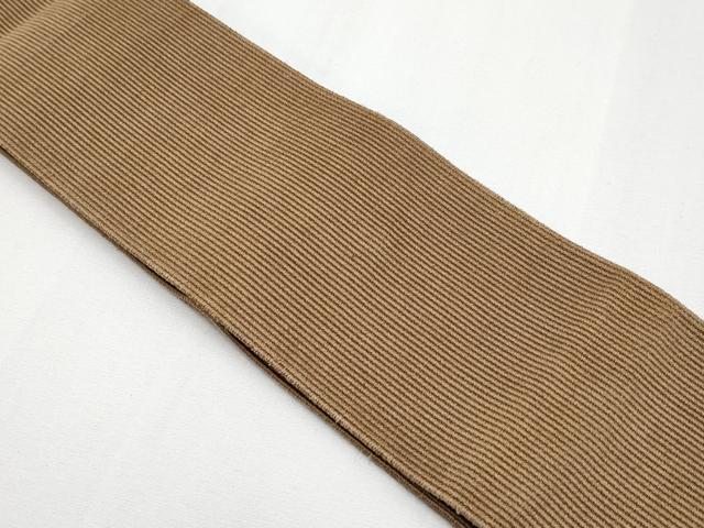 平和屋着物●男性　本場筑前博多織　角帯　枇杷茶色地　証紙付き　正絹　逸品　CABG3218tx