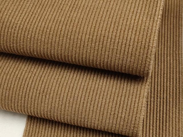 平和屋着物●男性　本場筑前博多織　角帯　枇杷茶色地　証紙付き　正絹　逸品　CABG3218tx