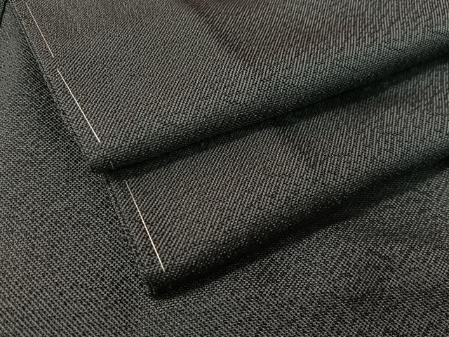 平和屋着物●男性　長襦袢　袷　蝋色　正絹　逸品　未使用　CABB5094vp