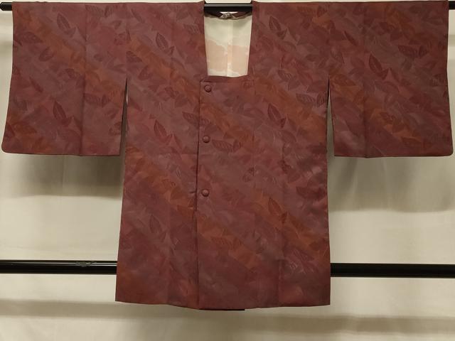 平和屋着物＃道行コート　舞葉文　大丸扱い　正絹　逸品　未使用　CABD1422in