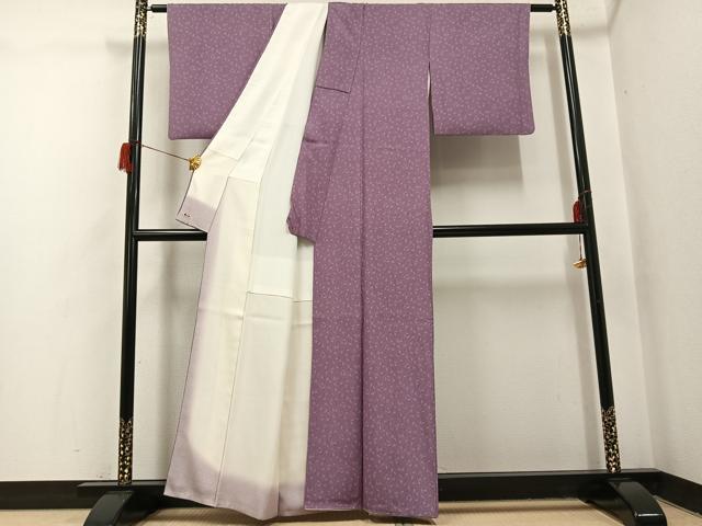 平和屋の平和屋着物●江戸小紋　作家物　瑞兆　草木文　三越扱い　正絹　逸品　AABH8345ph｜アングル3