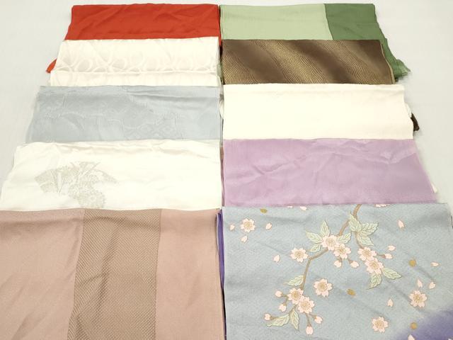 平和屋着物★和装小物　帯揚げ10枚セット　丹後ちりめん　正絹　逸品　DABK7022xg