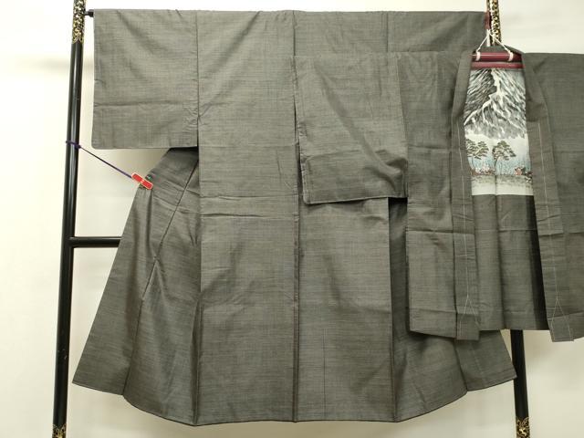 平和屋着物■男性 本場大島紬 アンサンブル 100亀甲 総詰め 正絹 逸品 DAAQ6403tw