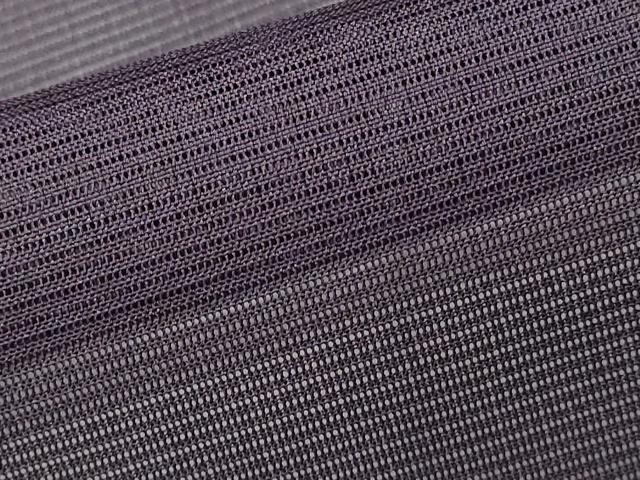 平和屋着物＊夏物 色無地 絽 黒紅色 洗える着物 CAAR9624ev