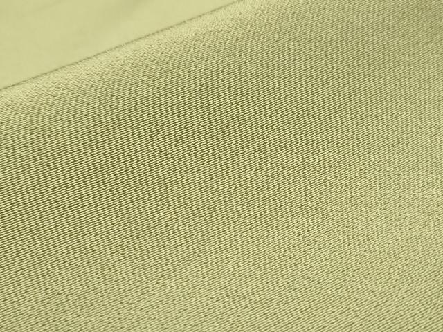 平和屋着物■上質な色無地 若菜色 正絹 逸品 DAAQ6989op