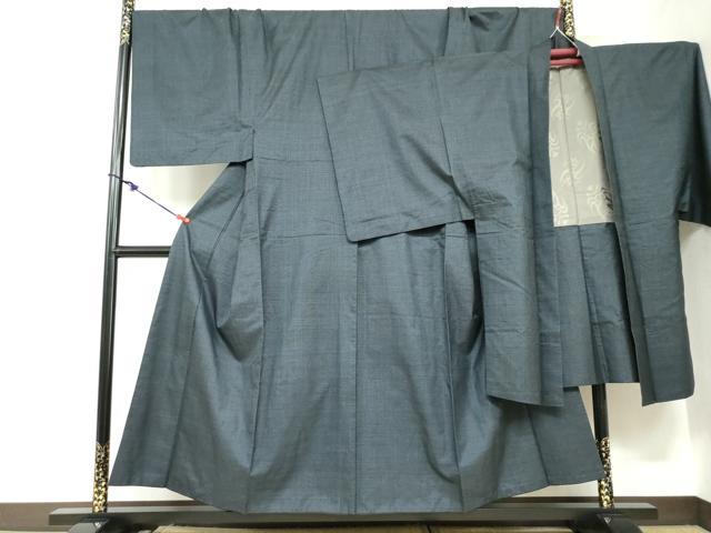 平和屋着物●男性　本場大島紬　アンサンブル　長羽織　100亀甲　総詰め　キングサイズ　正絹　逸品　DABC2529ud