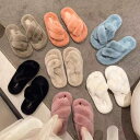 ルームシューズ 肌触りが良 洗える 暖かい 冬 レディース かわいい おしゃれ 室内履き 足元 オープントゥデザイン 7色 冷え対策 滑りにくい 前あき