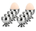 heizi エッグスタンド たまごスタンド ステンレス 8個セット エッグカップ egg stand ゆで卵 (シルバー 8個セット)