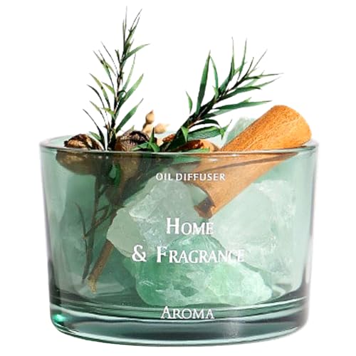 heizi アロマストーン ストーンディフューザー 天然石 グラス アロマオイル アロマディフューザー