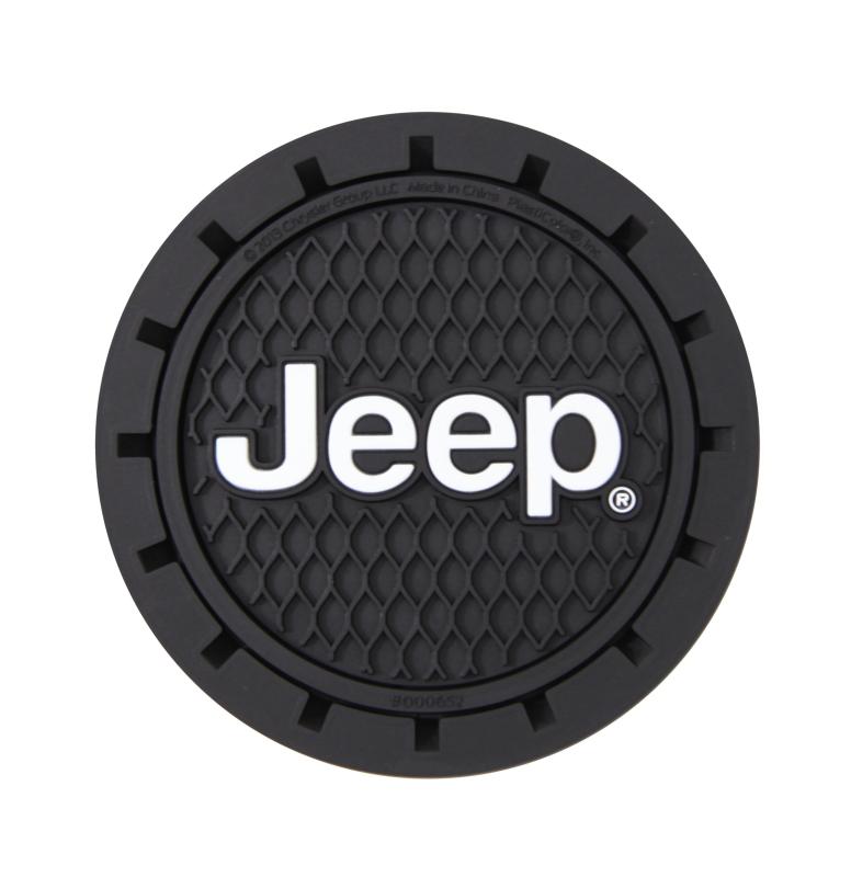 Plasticolor 000652R01 Jeep ロゴ カップ ホルダー コースター