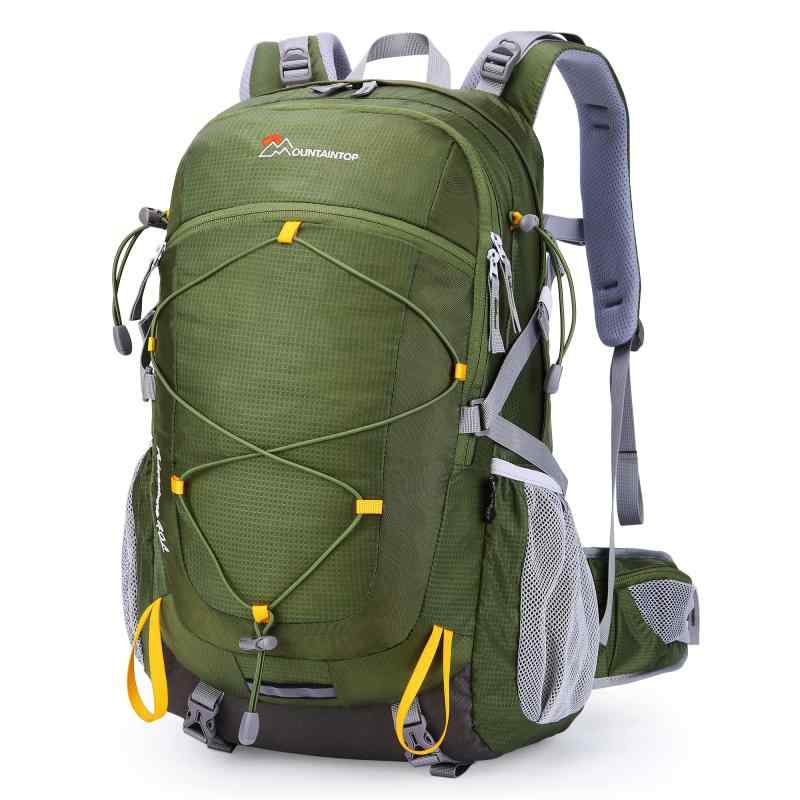 マウンテントップ(Mountaintop) バックパック 40L リュック 登山 ザック アウトドア 旅行用 バッグ リュックサック 防水 軽量 レインカバー付き