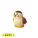 【7/15日10%OFFクーポン】コンコンブル 福すずめ | 新米祭り 新米おむすび 2023 秋 デコレ マスコット DECOLE concombre インテリア 小物 置物 雑貨 アポン