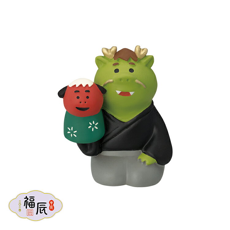 デコレ コンコンブル　10月／中旬　予約販売　福辰と獅子パペット　　　　2024 お正月 福辰 アポンのサムネイル