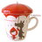 (3/23まで全品送料無料) フタ付 茶こし付 マグカップ 陶器製 DECOLE デコレ Otogicco オトギッコ アンブレラ