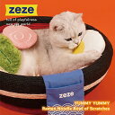 【お買い物マラソンクーポン】猫ハウス ベッド | ZEZE YUMMY YUMMY | ペットベッド 猫 ねこ ラーメンモチーフ ユニーク 猫じゃらし 爪とぎ ...