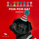 ペット パーティー 帽子 / THE BESS　POM POM HAT ボーダー 全8種 / 犬 猫 わんちゃん ねこちゃん 帽子 しましま カラフル ハット ポンポン付き パーティー帽子 三角帽 誕生日 記念日 お祝い おしゃれ かわいい カラフル 仮装 主役 プチギフト プレゼント