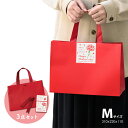 【5/20日10%OFFクーポン】【 母の日 】 紙袋 | 母の日 ショッパー Mサイズ | ラッピング ラッピング資材 赤 かわいい おしゃれ A4