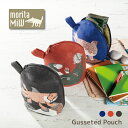 【お買い物マラソンクーポン】ポーチ マチ付き / moritaMiW MiW マチつきポーチ 全3種 / ライチョウ マレーグマ シーラカンス マチあり ファス...