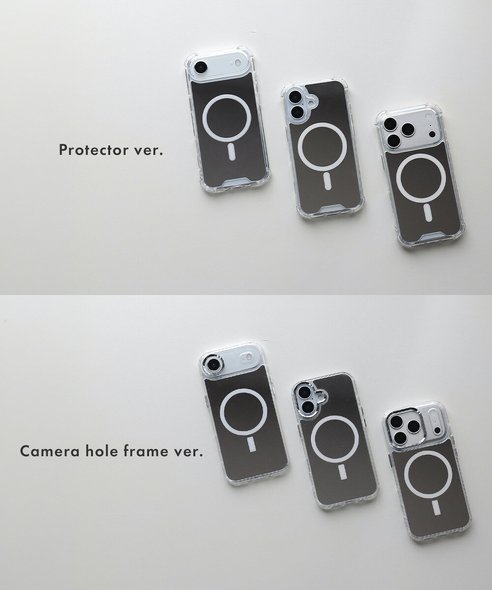 【33％OFFクーポン★10/5限定】MagSafe対応 指紋がつきにくい鏡付き iPhone17 ケース iPhone17Pro ケース iPhone16 ケース iPhone16Pro ケース iPhone16e ケース ミラーケース iPhoneケース スマホケース 背面ミラー カメラ保護 マグセーフ おしゃれ hello-brillo-10000258 brillo【ブリジオ】 サンプル画像3