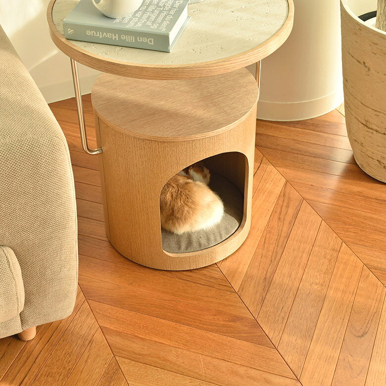 猫 キャット テーブル キャットベッド サイドテーブル コーヒーテーブル ナイトテーブル カフェテーブル ペット 猫雑貨 雑貨 室内 おしゃれ インテリア ねこ ペットベッド 犬 モダン 北欧 ナチュラル 小型犬 ニャンモナイト