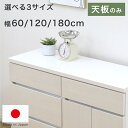 【天板のみ】 幅 60cm 120cm 180cm トップボード 取替天板 作業天板用 長方形 木目調シート ホワイト 白 艶あり 光沢 ユニット家具 組合せ家...