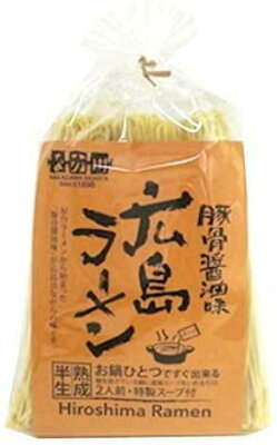 ハローハローショップ 〈賞味期限を確認して下さい〉【売切れ御免】瀬戸内麺工房なか川 広島ラーメン(豚骨醤油味) 320g 2人前 ×3袋(賞味期限2022年7月18日まで!特別値下げ)