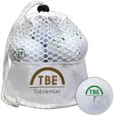 TOBIEMON(トビエモン) ゴルフボール 公認球 2ピース 1ダース(12個入り) ホワイト メッシュバック入り TBM-2MBW