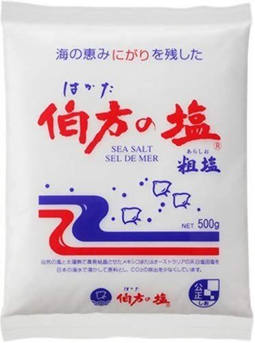 伯方の塩 粗塩 500g