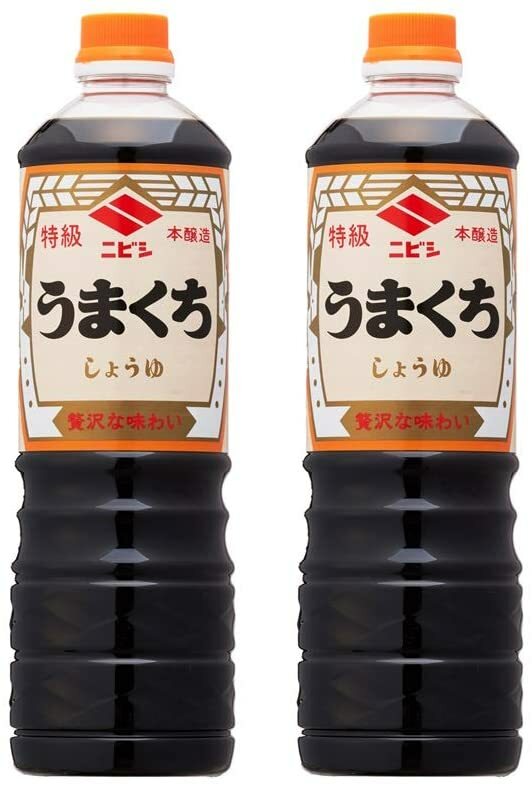 【 ニビシ醤油 】 特級 うまくち 醤油 1000ml ×2本