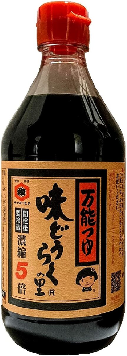 TVで話題人気沸騰！秋田の万能つゆ　味どうらくの里　500ml(ペットボトル)×10本セット