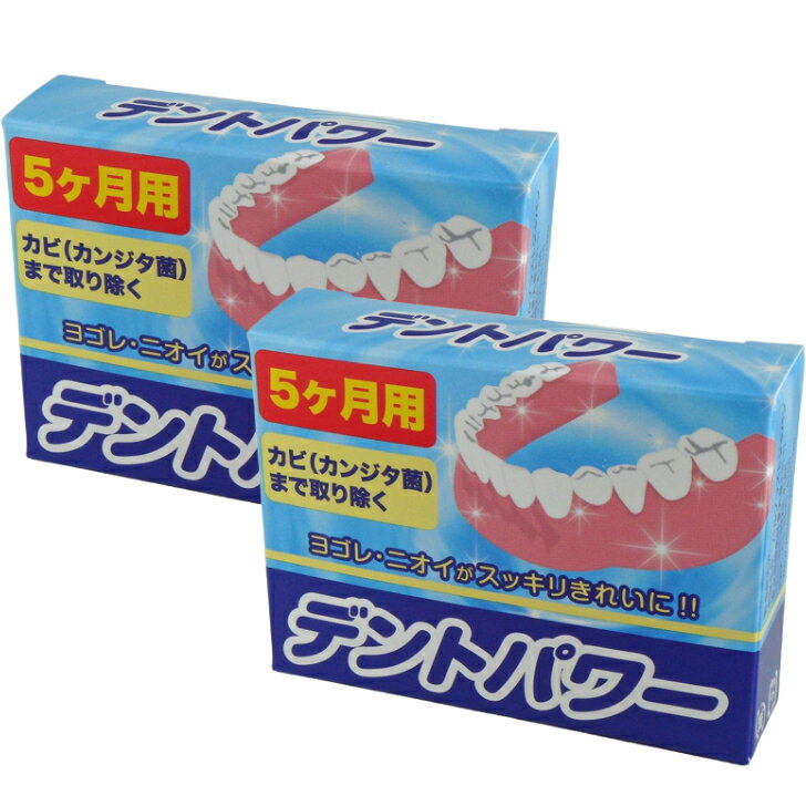 義歯クリーナーデントパワー5ヶ月20パック×2（使用期限2023年12月7日！特別値下げ）