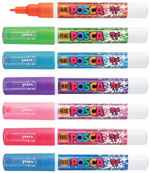 【メール便対応可能/35本まで】三菱鉛筆 ポスカ ラメ入り極細 PC-1ML