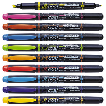 【メール便対応/30本まで】WA-TCトンボ鉛筆 蛍コート家庭用 事務 オフィス 学校用 文具 文房具 筆記具 蛍光ペン ポスター 展示物 イラスト POP 勉...