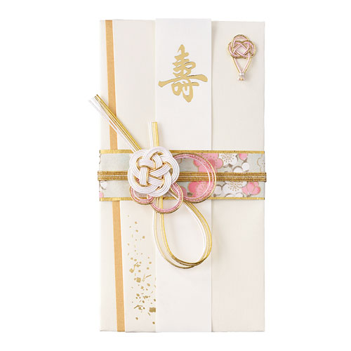 【メール便対応可能】マルアイ 金封　絢 フェミニンキ-644C クリーム