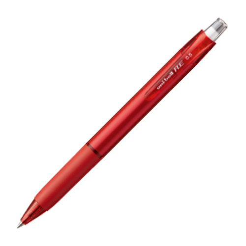 【メール便対応可能】URN18005.15 三菱鉛筆 ゲルインクボールペン ユニボール R：E ノック式 0.5mm ローズレッド