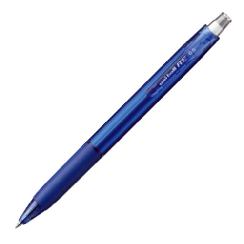 【メール便対応可能】URN18005.33三菱鉛筆 ゲルインクボールペン ユニボール R：Eノック式 0.5mm コバルトブルー
