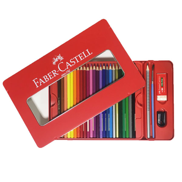 【送料無料】TFC-WCP/48Cファーバーカステル 水彩色鉛筆 48色 セット子供 大人 塗り絵 お絵かき ぬりえ イラスト スケッチ 画材 プレゼント ギフト 人気 おしゃれ ケース付き 描きやすい 発色が良い 入学祝い 進級 hellobungu-10013630 オフィス・エクスプレス サンプル画像2