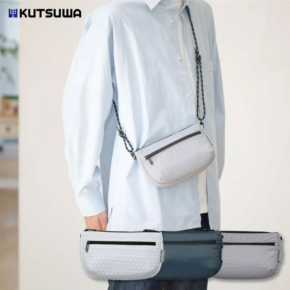 【メール便不可】TA013クツワ TRUSSAIR トラスエアー軽量ショルダーポーチポーチ ショルダーバッグ サコッシュ おでかけ 小さめ バッグバッグインバッグ 便利 収納 軽量 軽い