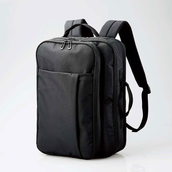 【送料無料】BM-BSBPBKエレコム 2WAYビジネスバックパックブラックビジネスバッグ 出張 収納 2WAY