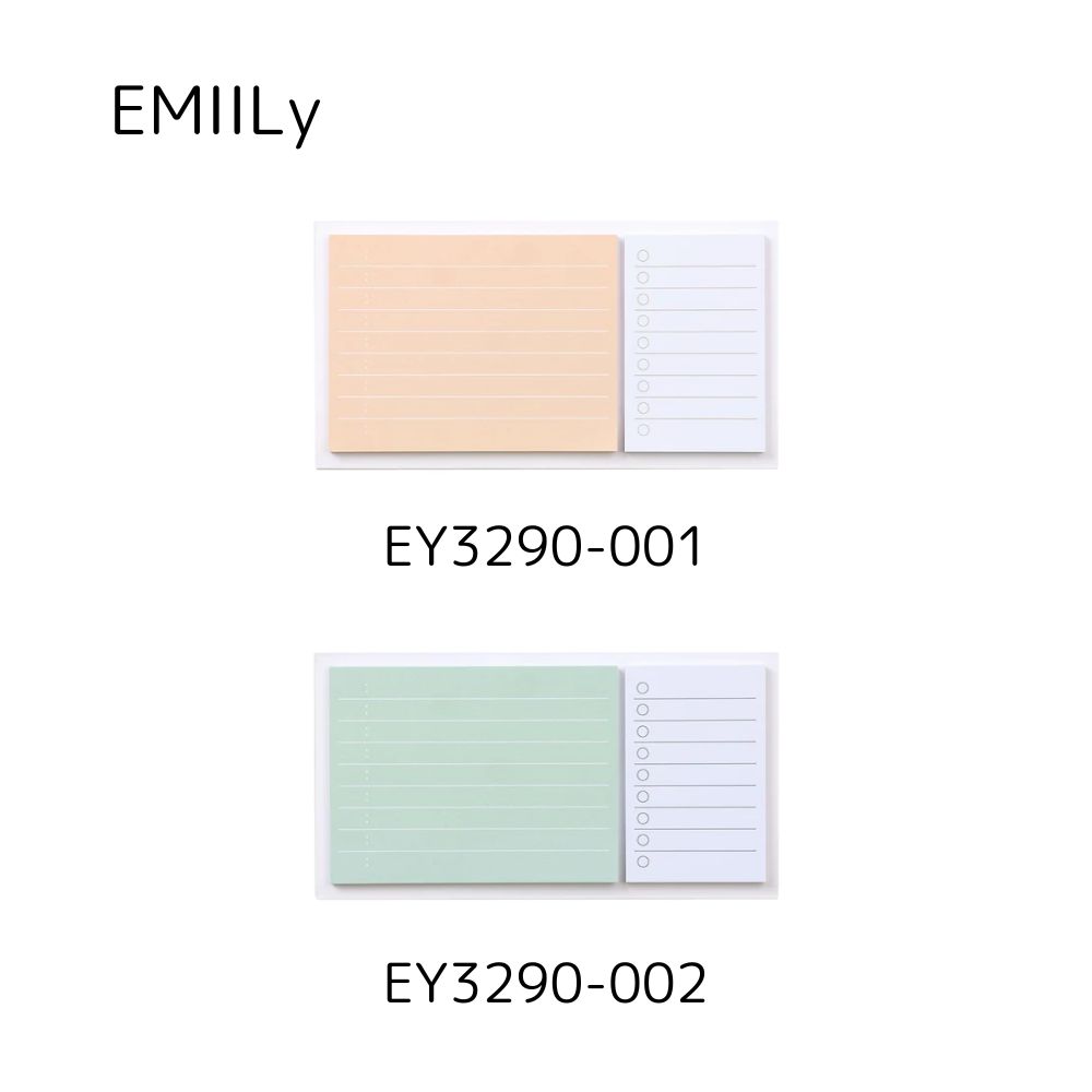 【メール便対応】EY3290キングジム エミリー ふせん スケジュール横長 パソコン ノート 可愛い 使いやすい かわいい シンプル かっこいい 中学生 高校生...